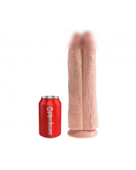 PipeDream King Cock 11'' Страпон+трусики-крепление на подтяжках телесный