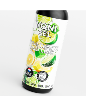 Лубрикант для орального секса SGAN YONI GEL со вкусом лимона и лайма, 100 мл