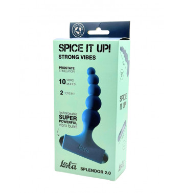 Анальная пробка с перезаряжаемой вибропулей Spice it Up Splendor