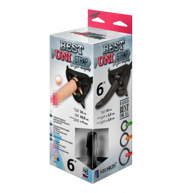 Пояс BEST UNI strap с 2 насадками 6" и 6"