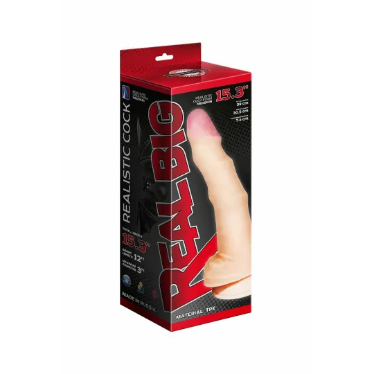 Фаллоимитатор неоскин - СУПЕРГИГАНТ с присоской в коробке 957803