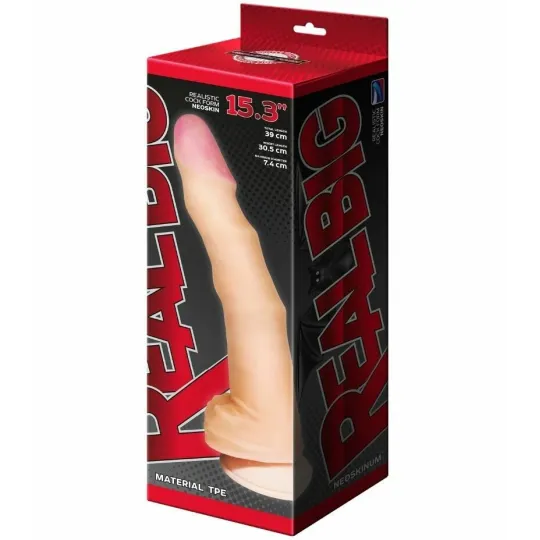 Фаллоимитатор неоскин - СУПЕРГИГАНТ с присоской в коробке 957803