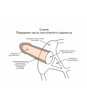 Harness пустотелый CLASSIC с бандажом