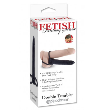 Насадка на фаллос для двойного проникновения Fetish Fantasy Series Double Trouble