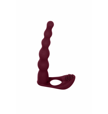 Вибронасадка для Двойного Проникновения Pure Passion Farnell Wine Red 1203-02lola