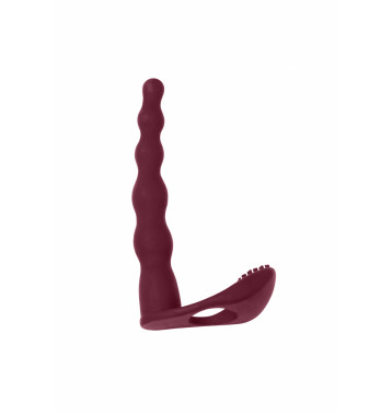 Вибронасадка для Двойного Проникновения Pure Passion Farnell Wine Red 1203-02lola