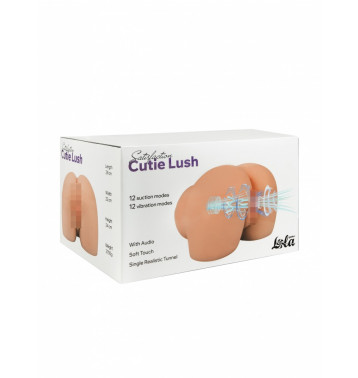 Мастурбатор с вибрацией и всасыванием Cutie Lush