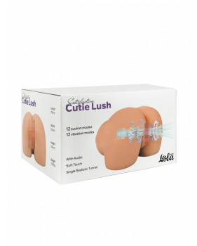 Мастурбатор с вибрацией и всасыванием Cutie Lush