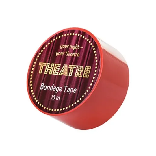БОНДАЖНЫЙ СКОТЧ TOYFA THEATRE, КРАСНЫЙ, 15 М.
