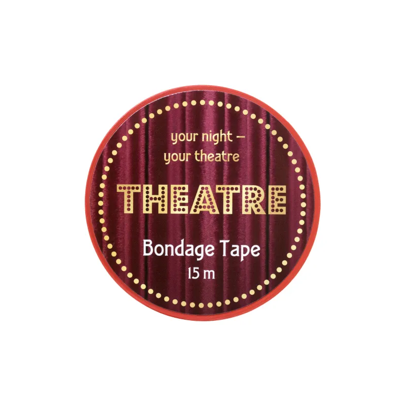 БОНДАЖНЫЙ СКОТЧ TOYFA THEATRE, КРАСНЫЙ, 15 М.