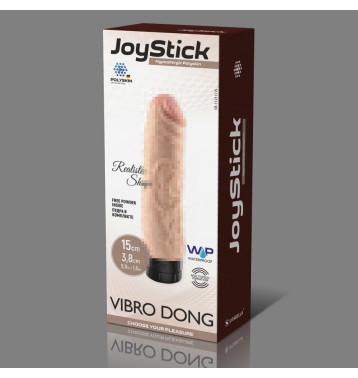 Фаллоимитатор реалистик мультискоростной JOYSTICK VIBRO DONG 15 х 3,8 см