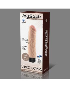 Фаллоимитатор реалистик мультискоростной JOYSTICK VIBRO DONG 15 х 3,8 см