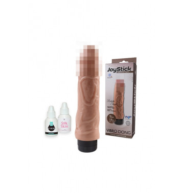 Фаллоимитатор реалистик мультискоростной JOYSTICK VIBRO DONG 15 х 3,8 см