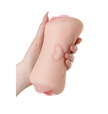 МАСТУРБАТОР РЕАЛИСТИЧНЫЙ TOYFA JUICY PUSSY PRETTY MOUTH, РОТ И ВАГИНА, SOFTSKIN, ТЕЛЕСНЫЙ,17 СМ