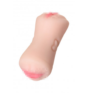 МАСТУРБАТОР РЕАЛИСТИЧНЫЙ TOYFA JUICY PUSSY PRETTY MOUTH, РОТ И ВАГИНА, SOFTSKIN, ТЕЛЕСНЫЙ,17 СМ
