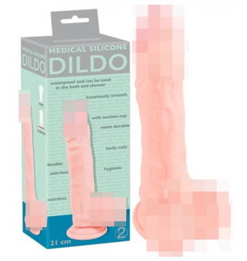 Medical Silicone Фаллоимитатор реалистик Dildo 21 см