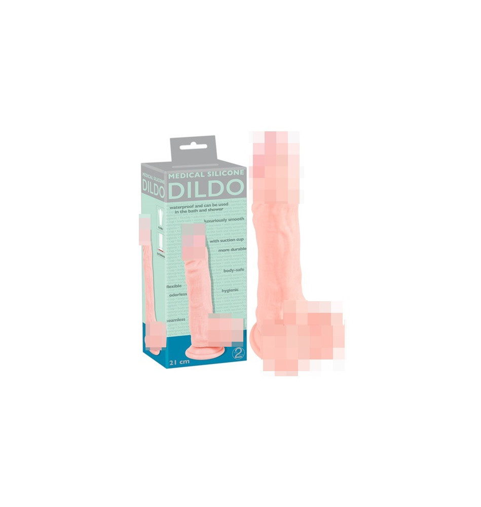 Medical Silicone Фаллоимитатор реалистик Dildo 21 см