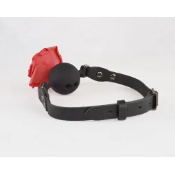 Кляп-шар с розой