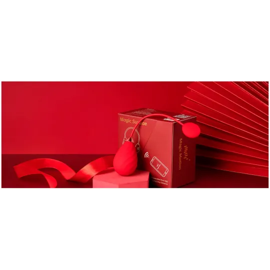 MAGIC Виброяйцо SUNDAE красное