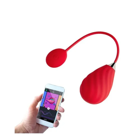 MAGIC Виброяйцо SUNDAE красное