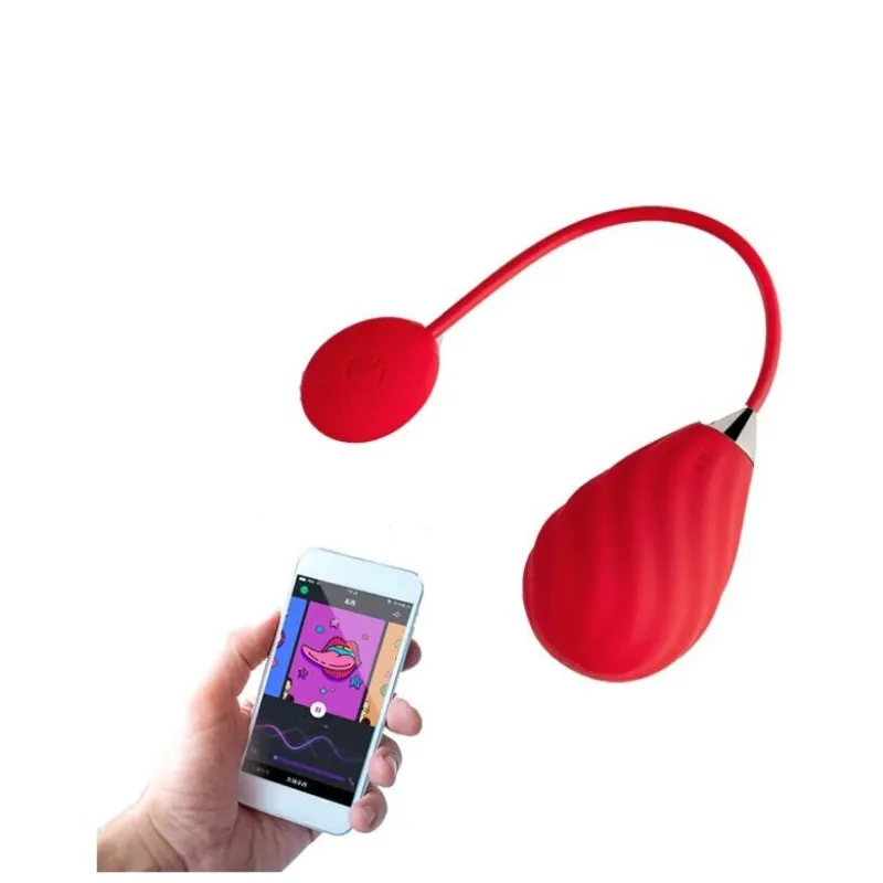 MAGIC Виброяйцо SUNDAE красное