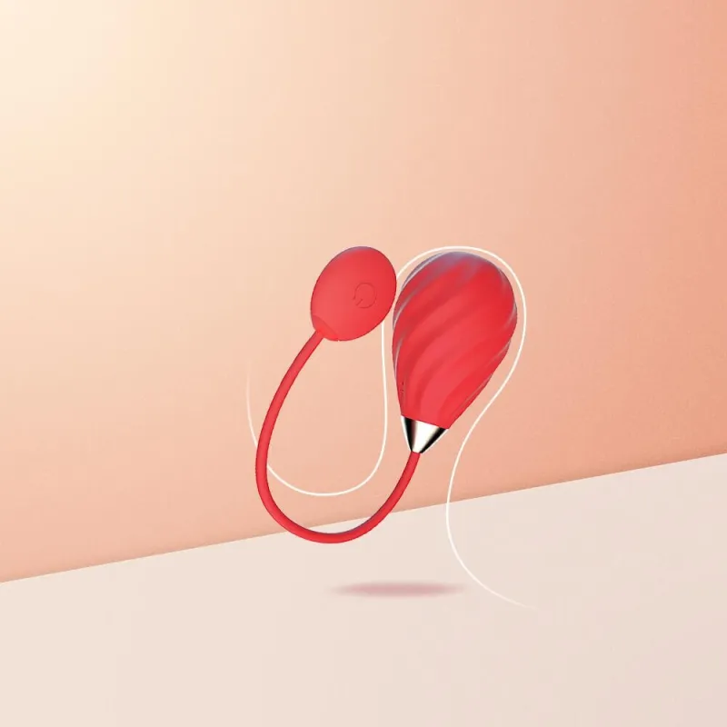 MAGIC Виброяйцо SUNDAE красное