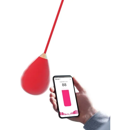 MAGIC Виброяйцо SUNDAE красное