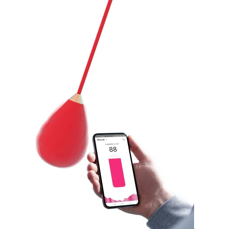 MAGIC Виброяйцо SUNDAE красное