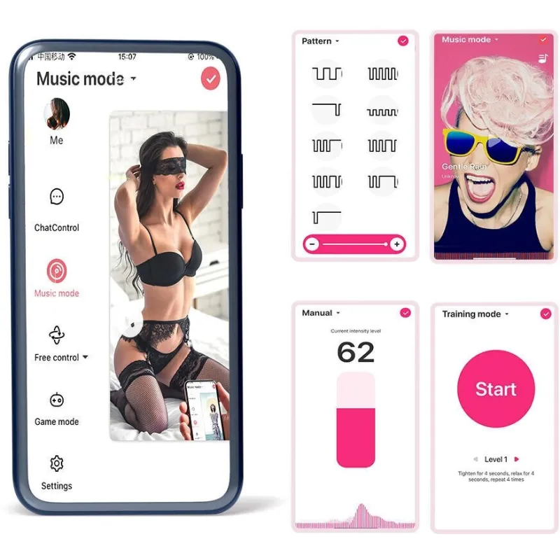 MAGIC Виброяйцо SUNDAE красное