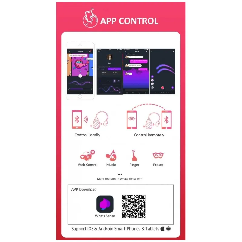 MAGIC Виброяйцо SUNDAE красное