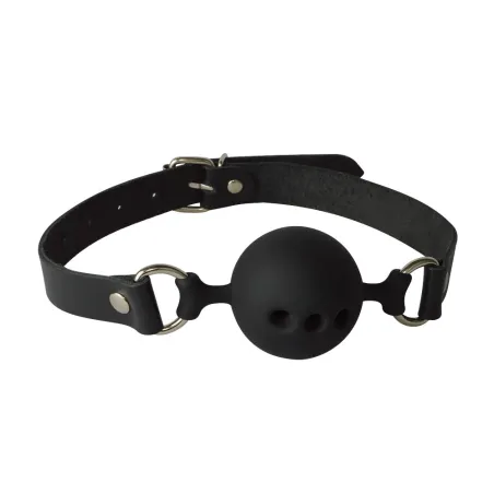 Кляп-шар силиконовый, с отверстиями 3352-1