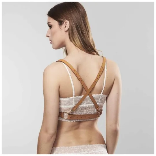 Bijoux Indiscrets Упряжь MAZE-X Harness коричневая