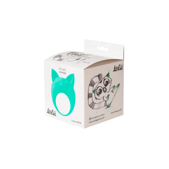 ЭРЕКЦИОННОЕ КОЛЬЦО MIMI ANIMALS LEMUR REMI GREEN
