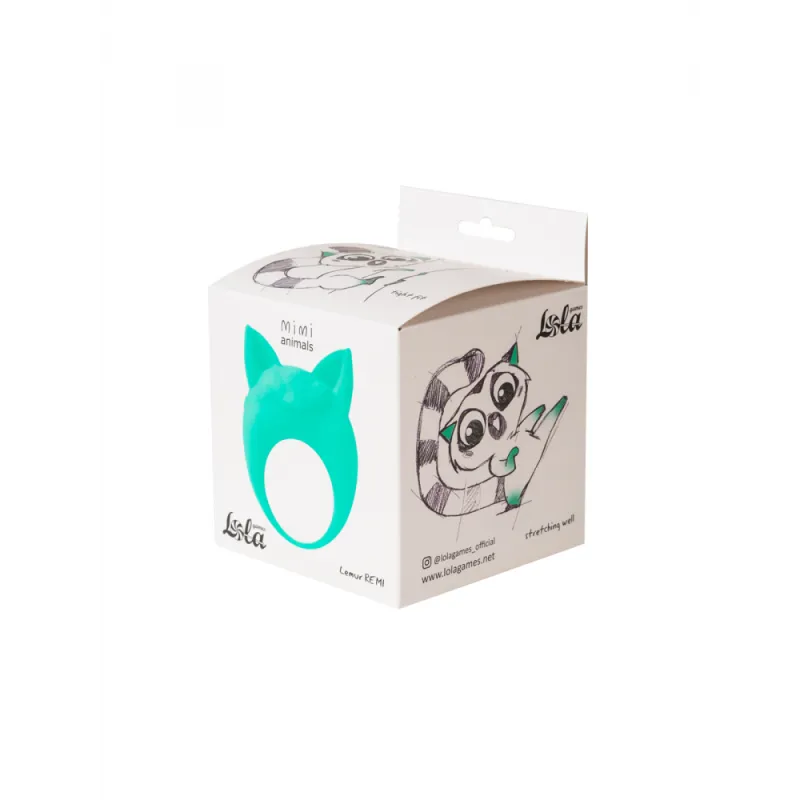 ЭРЕКЦИОННОЕ КОЛЬЦО MIMI ANIMALS LEMUR REMI GREEN