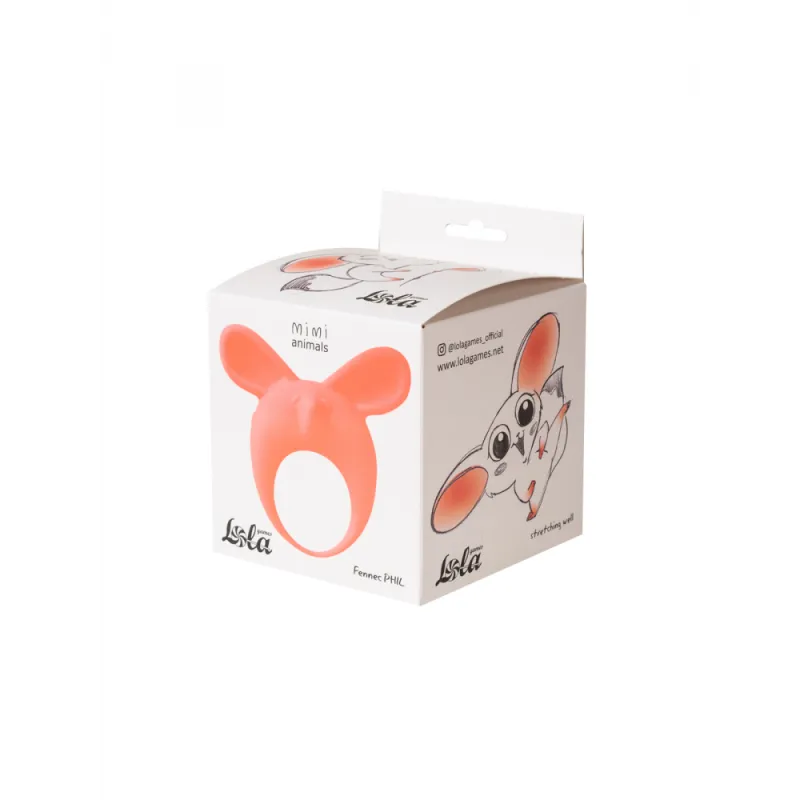 ЭРЕКЦИОННОЕ КОЛЬЦО MIMI ANIMALS FENNEC PHIL ORANGE