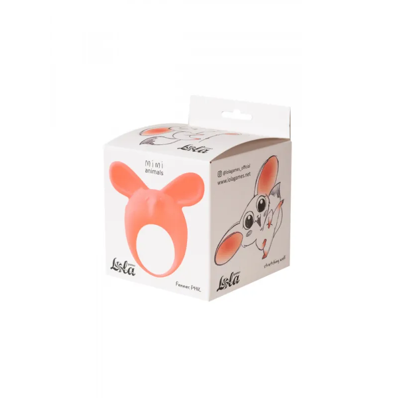 ЭРЕКЦИОННОЕ КОЛЬЦО MIMI ANIMALS FENNEC PHIL ORANGE