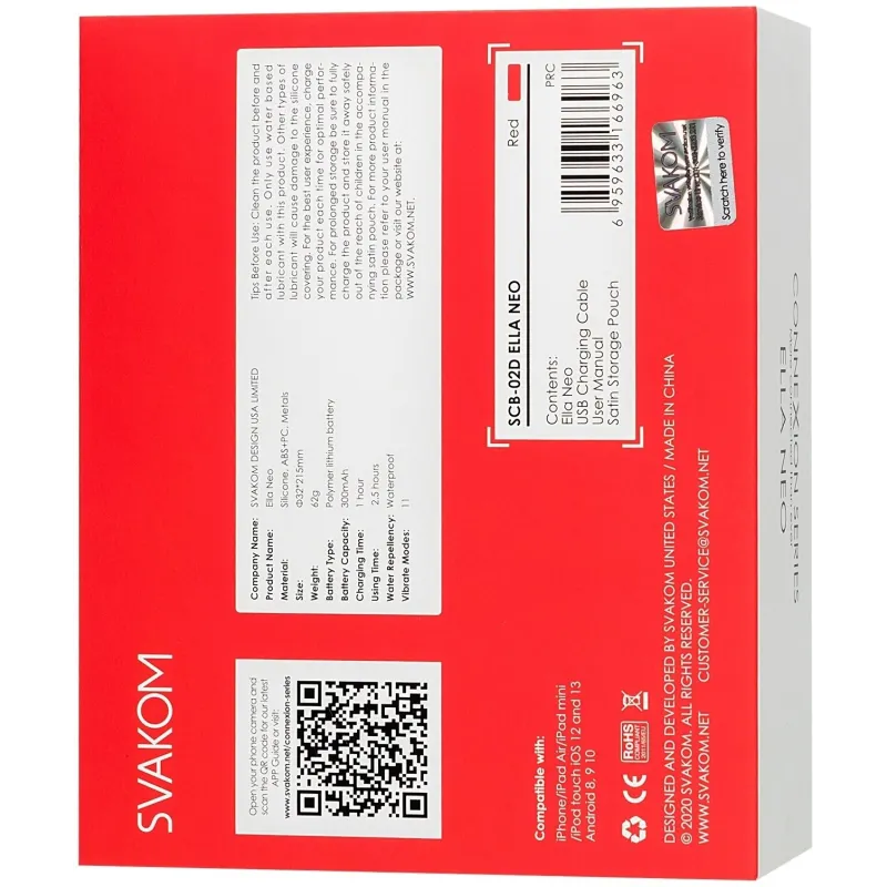 Интерактивная вибропуля Ella Neo