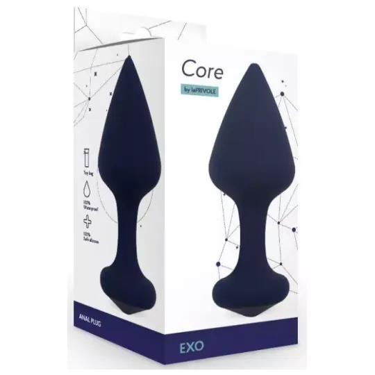 Анальная пробка Exo, цвет тихоокеанский синий, L