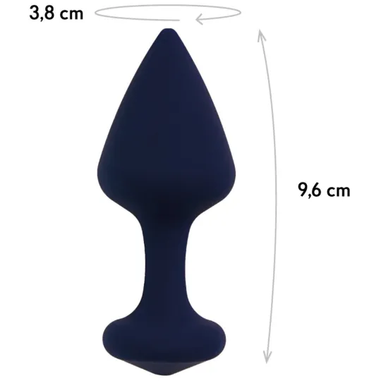 Анальная пробка Exo, цвет тихоокеанский синий, L