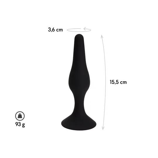 Анальная пробка Gravity, цвет черный