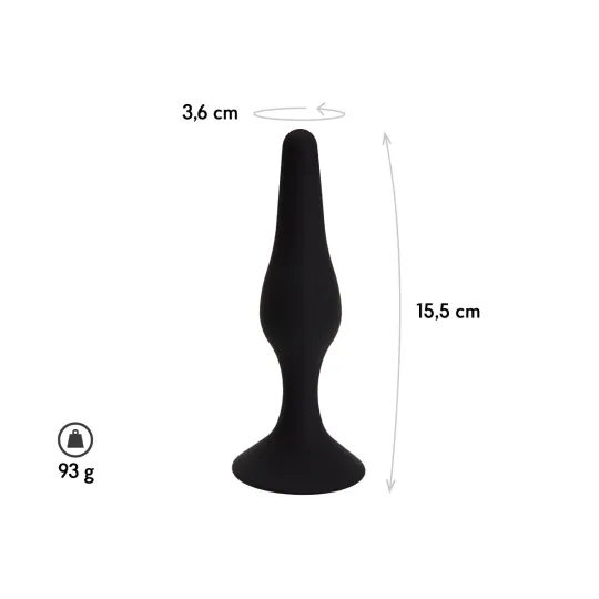 Анальная пробка Gravity, цвет черный