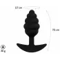 Анальная пробка Sphere, цвет черный, L