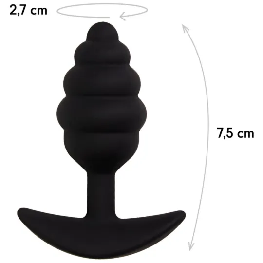 Анальная пробка Sphere, цвет черный, L
