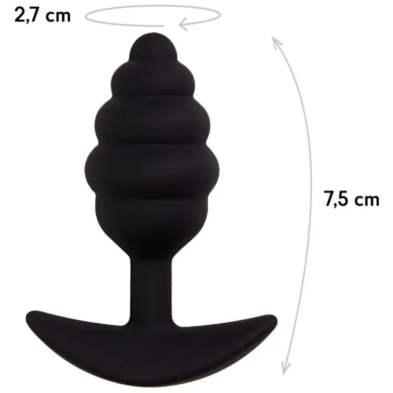 Анальная пробка Sphere, цвет черный, L