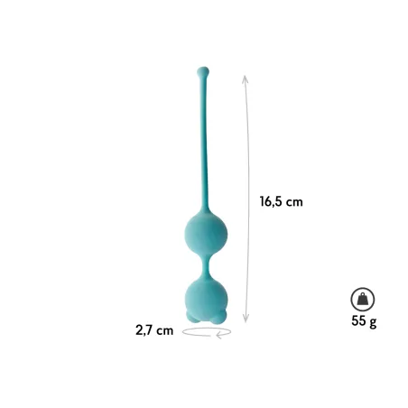 Вагинальные шарики Beta, цвет аквамарин