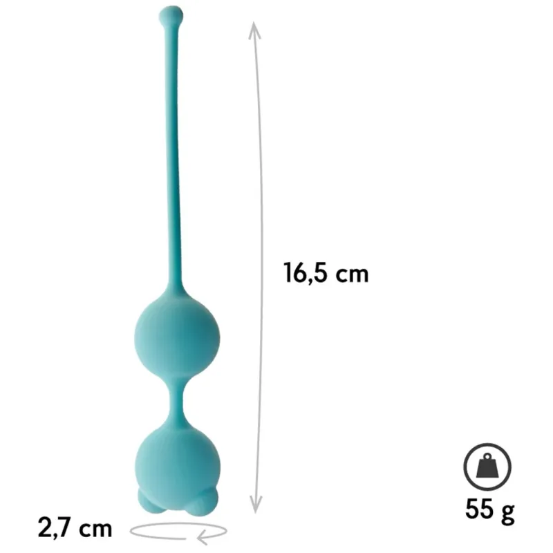 Вагинальные шарики Beta, цвет аквамарин