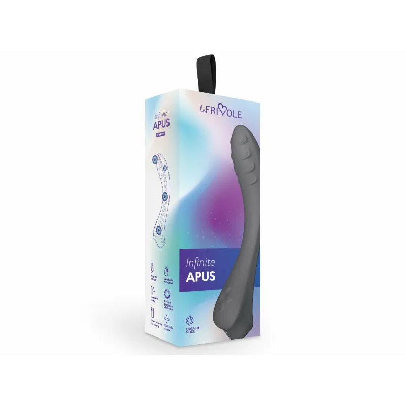 Вибратор точки G Apus, цвет графитовый