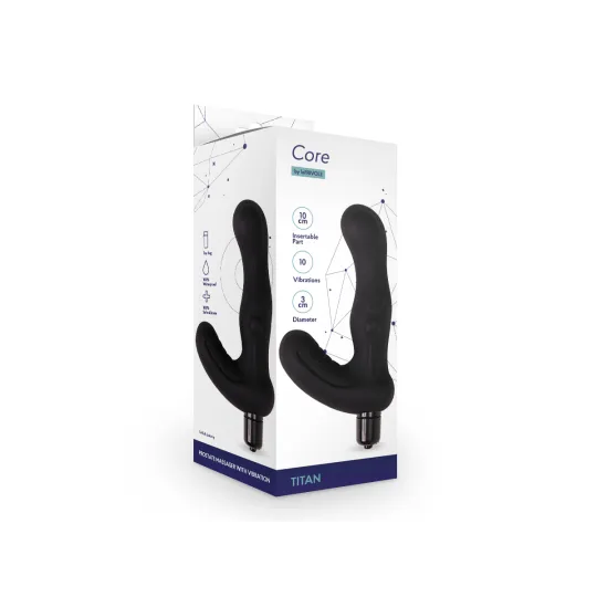 Массажер простаты Titan, цвет черный