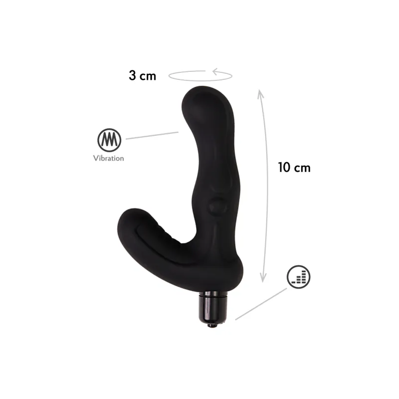 Массажер простаты Titan, цвет черный