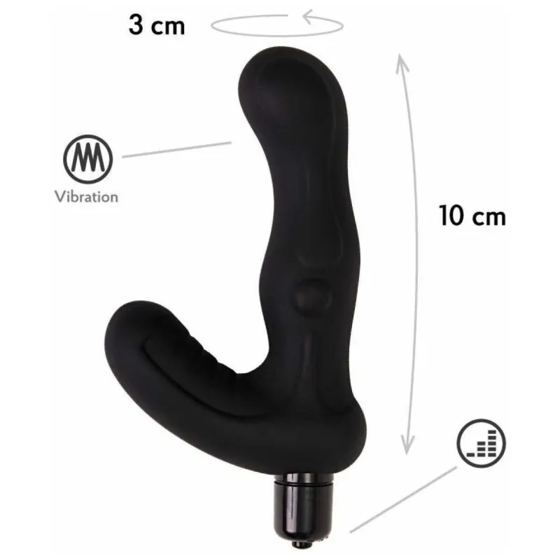 Массажер простаты Titan, цвет черный